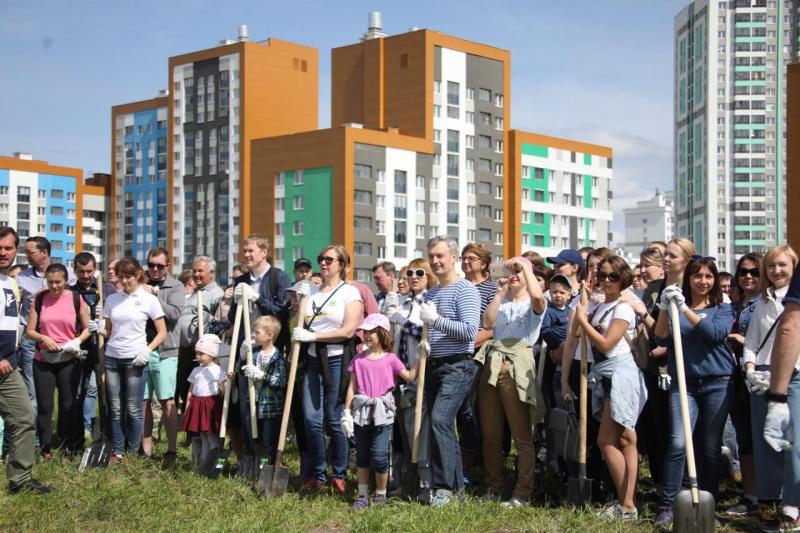 Первый камень уникального парка заложили в Академическом районе Екатеринбурга
