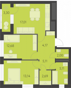 Планировка. 2k,63.6