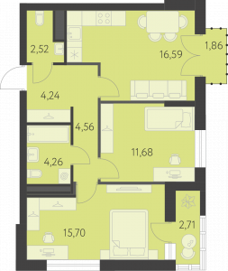 Планировка. 2k,61.5
