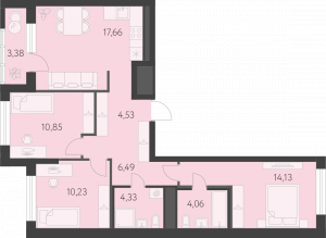 Планировка. 3k,74.0