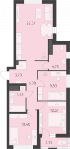 Планировка. 3k,74.6