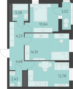 Планировка. 2k,54.6