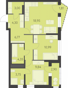 Планировка. 2k,63.9