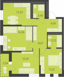 Планировка. 3k,72.0
