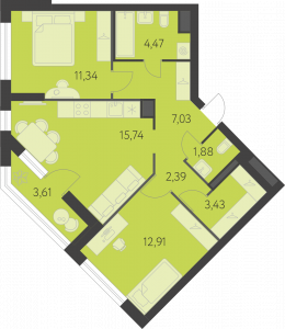 Планировка. 2k,61.0