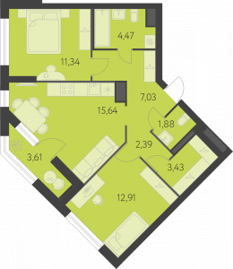 Планировка. 2k,60.8