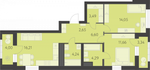 Планировка. 2k,66.9