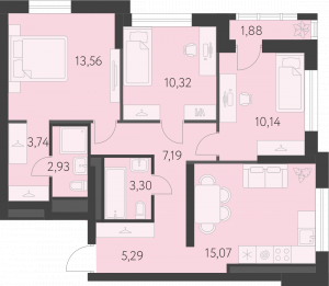 Планировка. 3k,72.5
