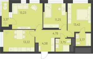 Планировка. 3k,71.7