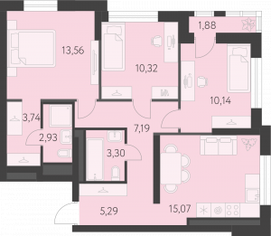 Планировка. 3k,72.5