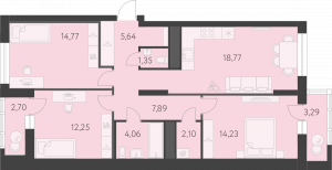 Планировка. 3k,83.4