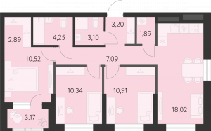 Планировка. 3k,73.8