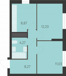 Планировка. 2k,44.3