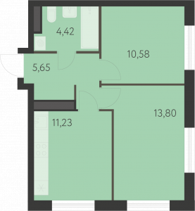 Планировка. 2k,45.5