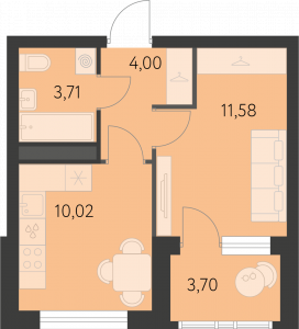 Планировка. 1k,31.2