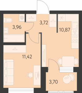 Планировка. 1k,31.8