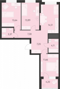 Планировка. 3k,77.9