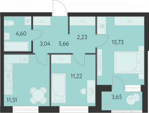 Планировка. 2k,55.8