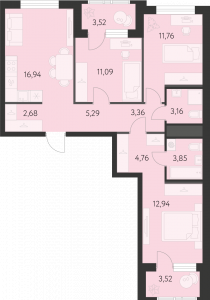 Планировка. 3k,79.4