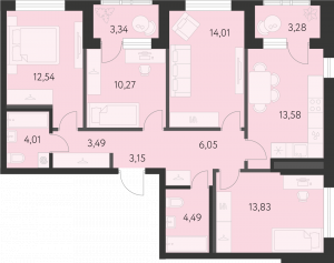 Планировка. 4k,88.7