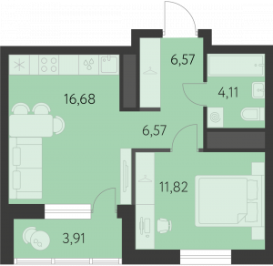 Планировка. 1k,41.1