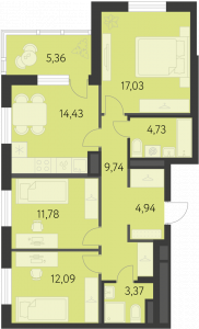 Планировка. 3k,80.8