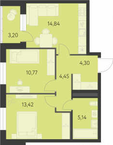 Планировка. 2k,54.5