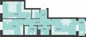 Планировка. 2k,60.6