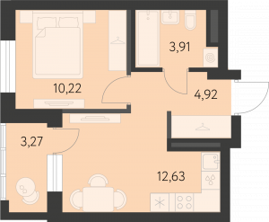 Планировка. 1k,33.1