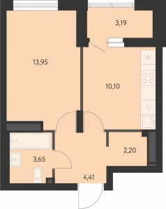 Планировка. 1k,36.2